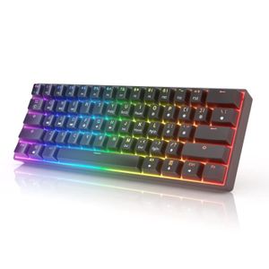 DELTACO GAMING - Clavier mécanique compact 68 touches, Switches
