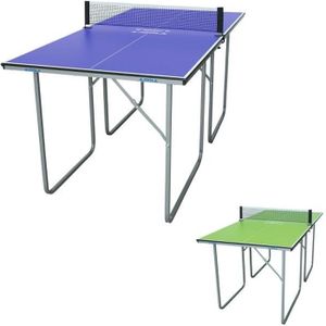 TABLE TENNIS DE TABLE JOOLA Table tennis de table Midsize - Loisir pour l'intérieur avec filet de tennis de table - Bleu 168 x 84 x 76 cm 22 kg