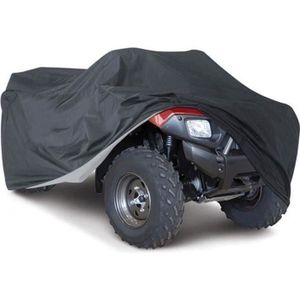  Favoto Housse de Protection pour Quad Moto ATV Extérieure,  Couverture Bâche Imperméable avec Bandes Réfléchissantes Résistant à Pluie  Poussière Vent Neige Anti-UV, 256x110x120cm Noir