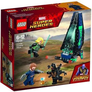 ASSEMBLAGE CONSTRUCTION LEGO® Marvel Super Heroes 76101 L’attaque du vaisseau par les Outriders