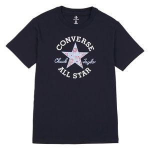 T-SHIRT Converse T-shirt pour Femme Floral Patch Noir 10026049-A03