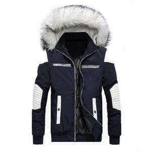Doudoune blanche store homme fourrure