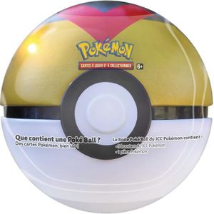 CARTE A COLLECTIONNER Pokéball Tin 3 boosters - ASMODEE - Cartes Pokémon