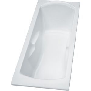 BAIGNOIRE - KIT BALNEO Baignoire rectangulaire acrylique Porcher Ulysse 2 - Blanc - 170 x 70 cm - à encastrer