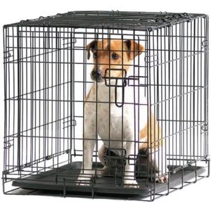 CAISSE DE TRANSPORT Cage  50cm SAVIC  pliante métal transport chien 