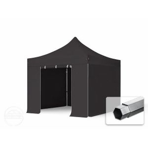 TONNELLE - BARNUM Tente pliante TOOLPORT 3x3 m - Alu, PVC 620g/m² - 