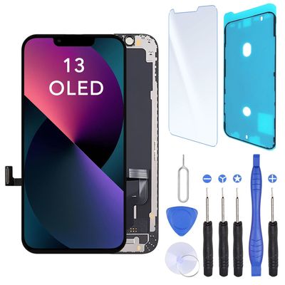 Écran LCD + Vitre Tactile Pour IPhone 13 Mini - Noir - Compatible Modèles A2481/A2626/etc. - Neuf