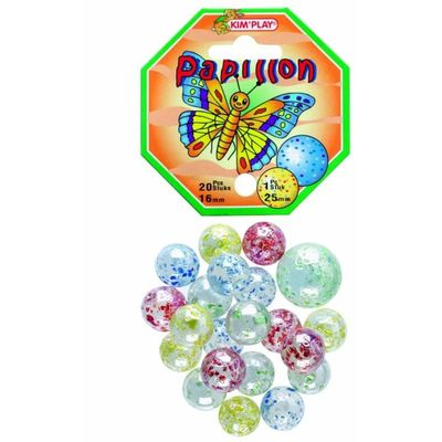 Kimplay Lot De 21 Billes Œil De Dragon - Jeu Classique De Récréation Pour Enfants Et Adultes Dès 3 Ans