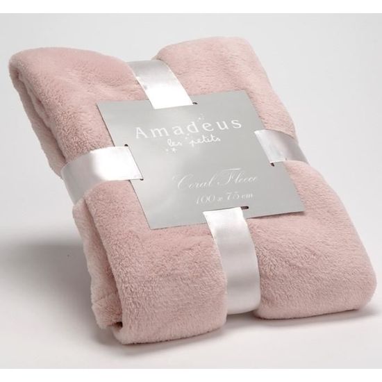 Plaid Bebe Vieux Rose 100 X 75 Cm Cdiscount Puericulture Eveil Bebe