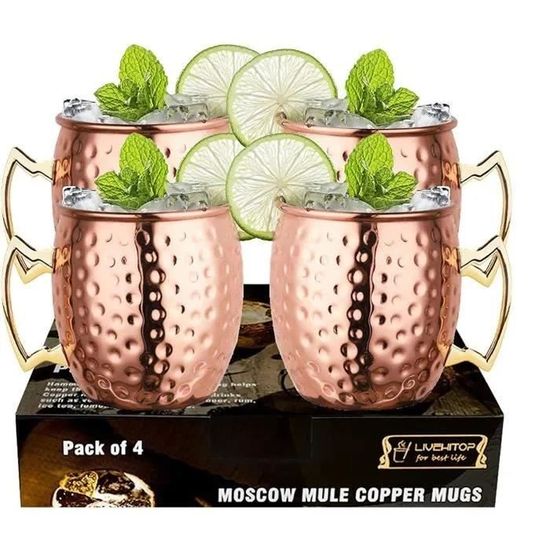 Mug à Moscow Mule - Timbale en cuivre - Cocktail7