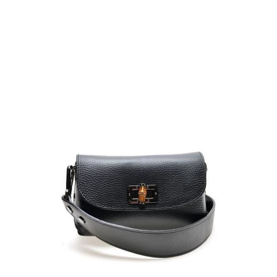 Sac Photo Bandoulière Oberwerth The SL, Cuir Noir/rouge, Neuf, Petit Format