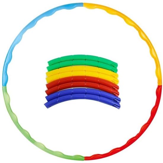 Hula Hoop Enfant TaimeiMao 8 Sections - Amovible, Mousse, 4 Couleurs, 60 Cm