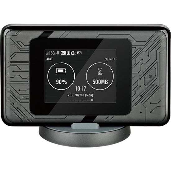 Hotspot 5G Wi-Fi - DLINK - AX1800 sur batterie - Port USB-C - Slot nano SIM - Ecran tactile LCD couleur 2,4 pouces