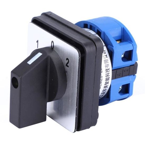 Commutateur Rotatif Came HZ5-20/4 L02 20A 380V – Inverseur 2 Positions 6 Bornes, Fiable Pour Changement De Source Ou Contrôle Moteur