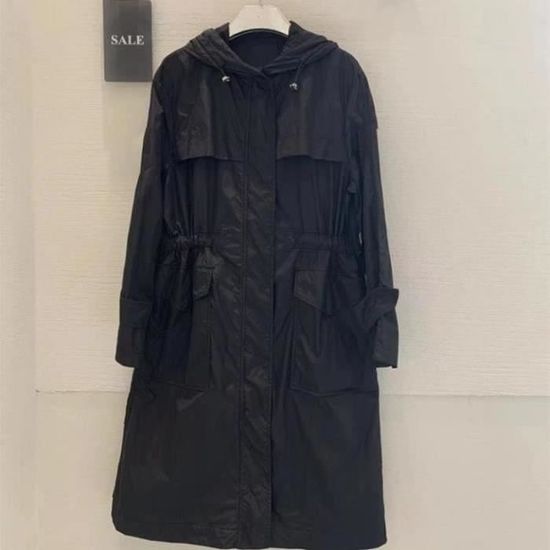Veste De Pluie Coupe-vent Femme - Légère Et Imperméable - Capuche Et Poches - Coupe Ample - Grande Taille - Maternité Possible