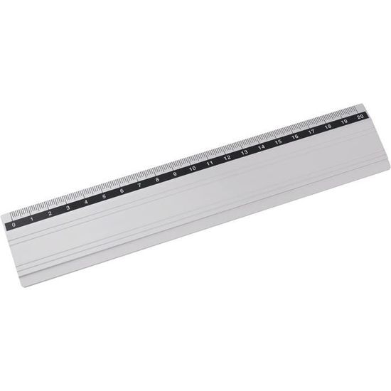 Règle En Aluminium Linex 1960M 600 Mm - Bord De Coupe, Bande Antidérapante Au Dos - Pour Dessin, Mesure, Coupe Précise