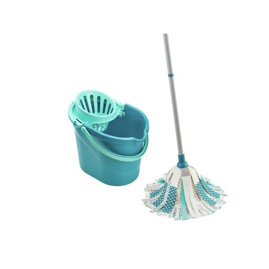 Set Power Mop 3-en-1 Leifheit - Seau 12L Avec Essoreur Balai à Franges Viscose Set Power Mop 3-en-1 Leifheit - Seau 12L Avec Essoreur Balai à Franges Viscose