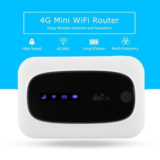 ROUTEUR WIFI 4G MiFi 150Mbps WiFi Modem Car Mobile WiFi Hotspot Sans