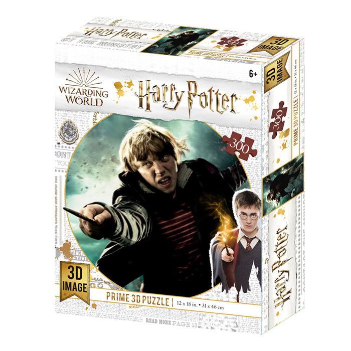 Puzzle 3D - Ocio Stock - Harry Potter Ron Weasley - 300 pièces - Thème Fantastique - 46x31cm