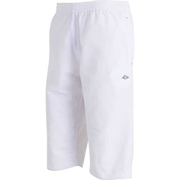 ATHLI TECH Pantacourt Stan Homme Blanc Blanc Cdiscount Sport