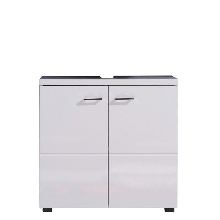 Maisonnerie 1320-301-01 Nightlife Meuble sous Lavabo Blanc//Blanc Ultrabrillant LxHxP 65 x 63 x 35 cm