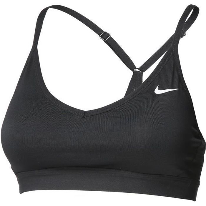 NIKE Brassière sport Fitness INDY - Femme - Noir