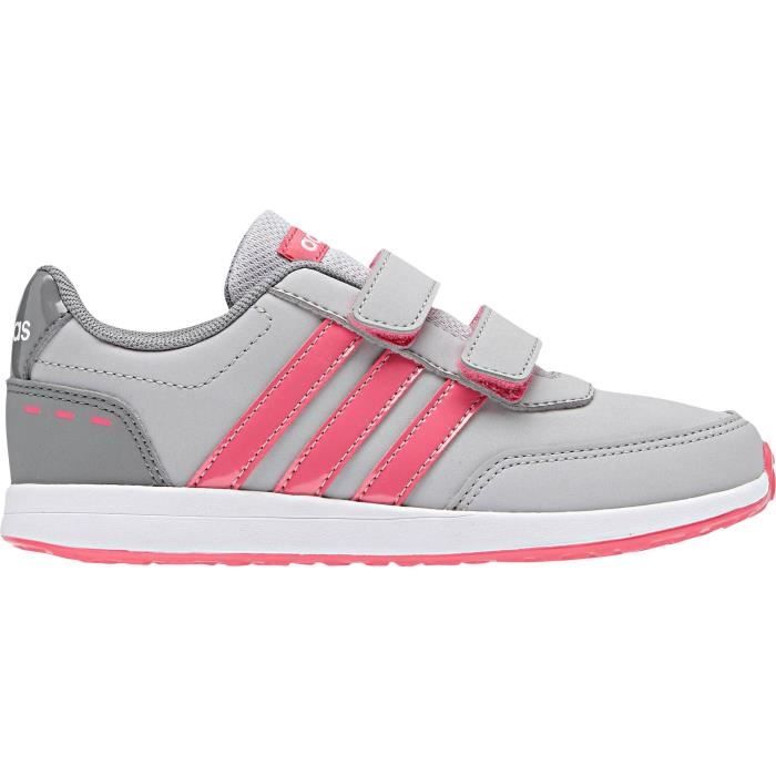 ADIDAS Baskets Switch 2 - Enfant Fille - Gris et rose Gris et rose -  Cdiscount Chaussures