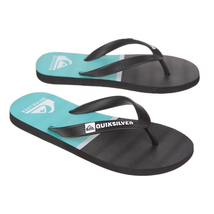 QUICKSILVER Tongs JAVA THE BLOCKSIDE YOUT Femme Noir Bleu