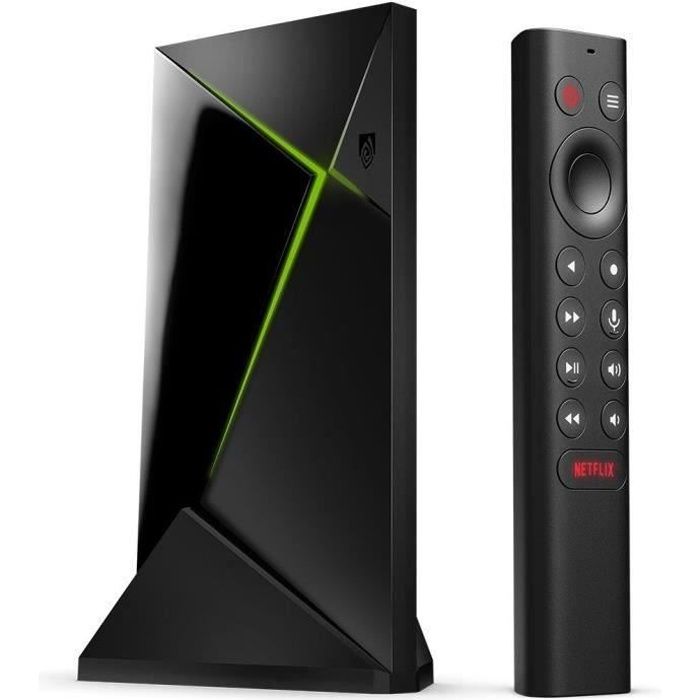 Passerelle multimédia NVIDIA SHIELD TV PRO 2019 - Noir - Transformateur et télécommande inclus