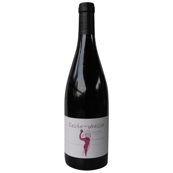 Coste Ubesse AOP Pic Saint Loup 2017 cuvée -Moja Negra- - 75cl - Vin AOC Rouge du Languedoc - Roussillon - Cépage Syrah-Grenache