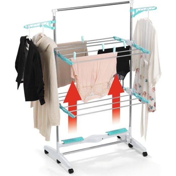 Easy Maxx – Etendoir à linge Soufflant – Technologie Intelligente – Grande Capacité