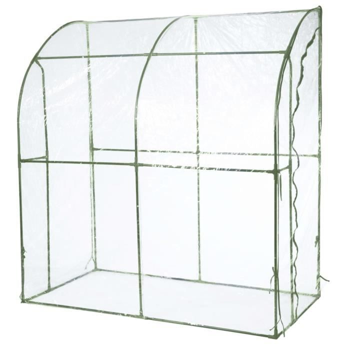 NatureSerre de Jardin Tunnel, Couverture Végétale Abri De Jardin tunnel 200x100x215 cm