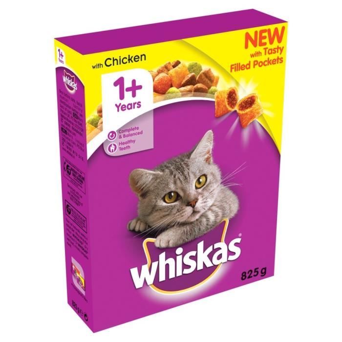 Whiskas Cat Sec Avec 825G De Poulet