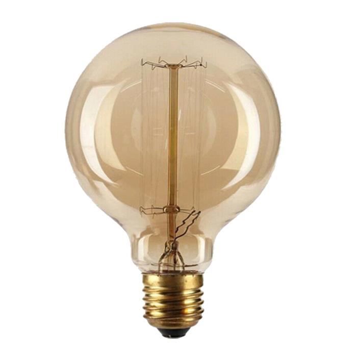 Retro G95 E27 60W Ampoule Edison Incandescent Bulb 220V