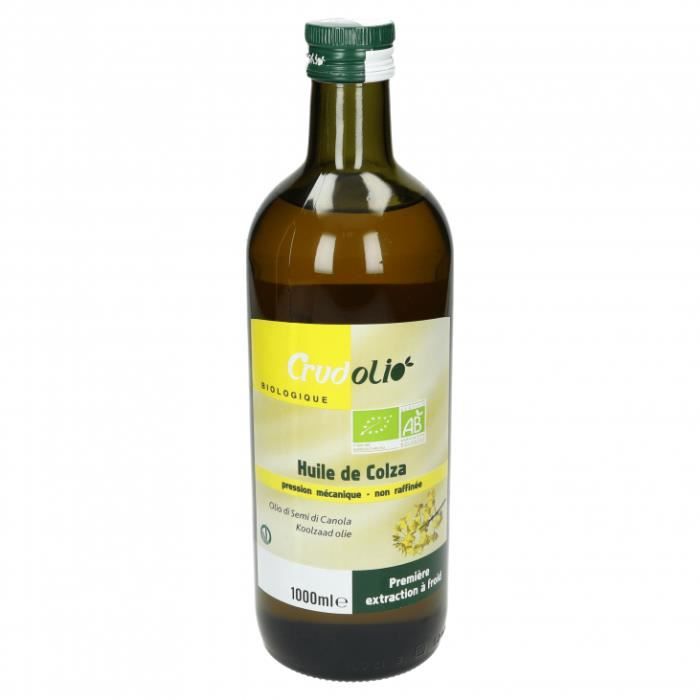 Huile de colza 1000ml - Crudolio