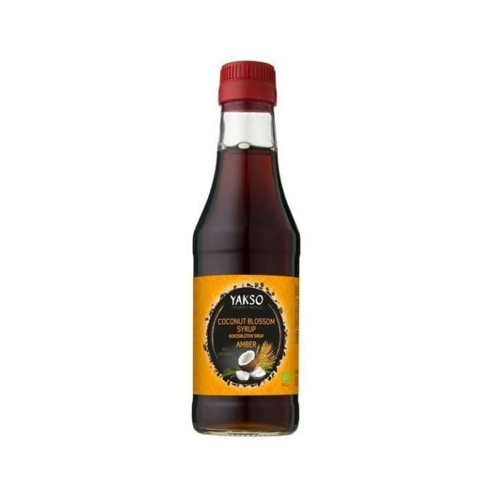 Yakso - Sirop noix de coco ambré 350gr