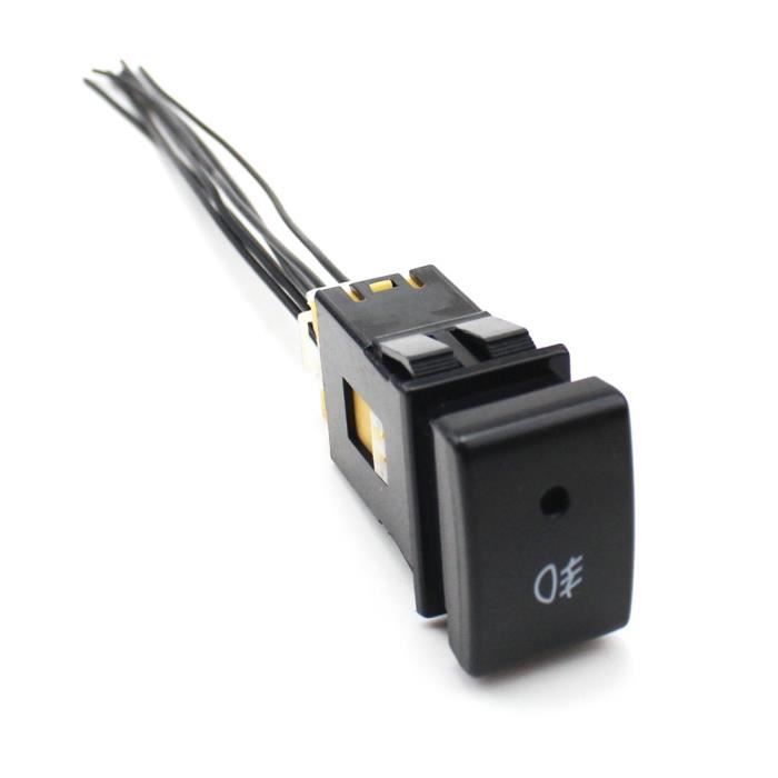 Commutateur,Accessoires de voiture avant antibrouillard lumière bouton de commutation avec câble pour Suzuki Grand Vitara