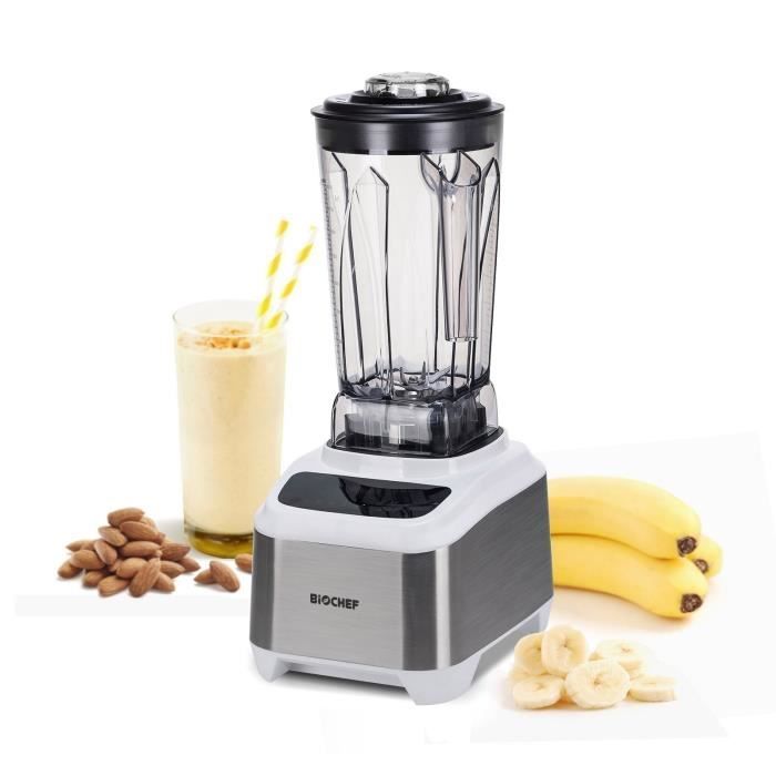 Blender MULTIFONCTIONS BLANC. Moteur Brushless - Silencieux et Durable! GARANTIE 10 ANS!