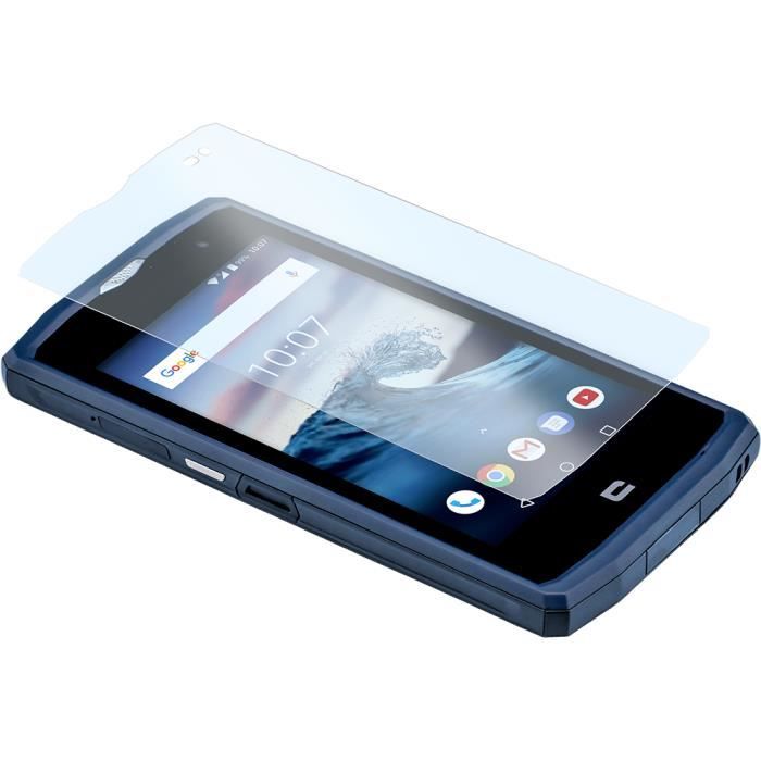 CROSSCALL CROSSCALL En verre trempé, Silicone Transparent Protecteur écran - Pour LCD Smartphone