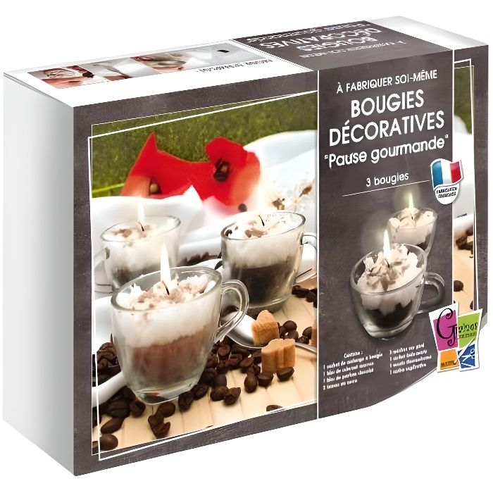 Coffret d'activité Bougies décoratives -Pause gour