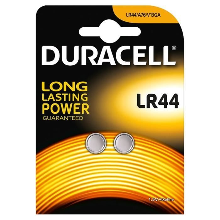 DURACELL Lot de 2 piles bouton alcalines (LR44/AG13/V13 GA) 1 Packung - 4250806818101