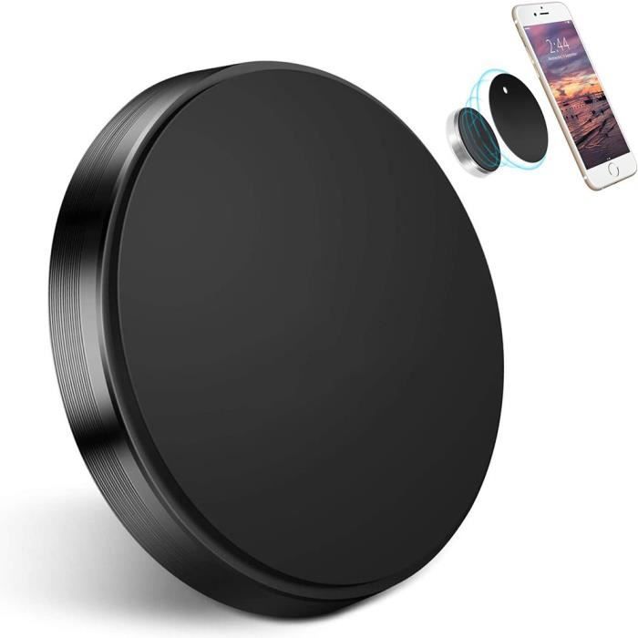 Support Téléphone voiture Magnétique Universel pour iPhone,Samsung,Redmi,Xiaomi,Huawei - Noir