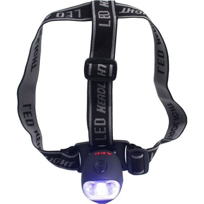 lampe frontale à LED dynamo