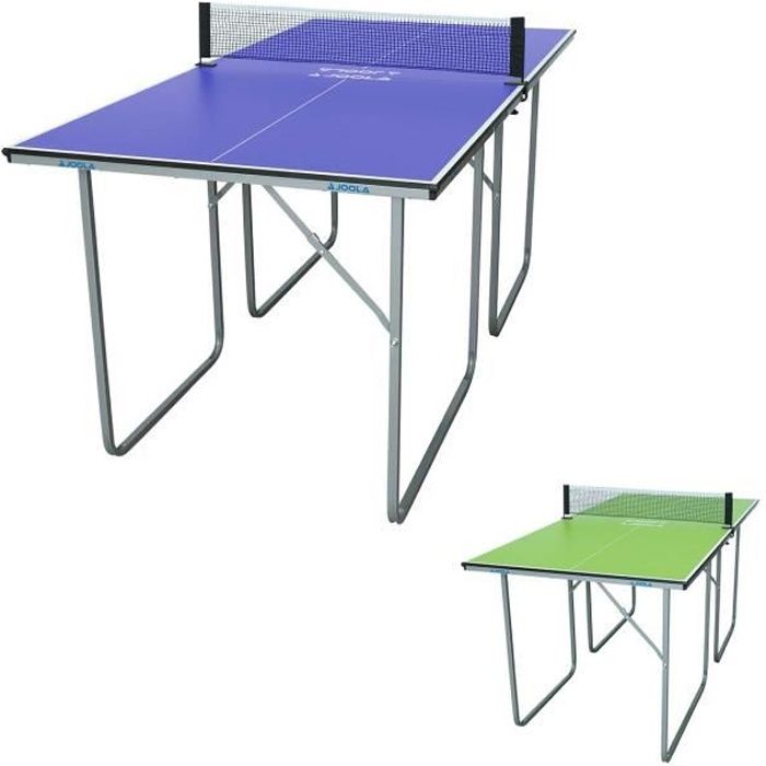 JOOLA Table tennis de table Midsize - Loisir pour l'intérieur avec filet de tennis de table - Bleu 168 x 84 x 76 cm 22 kg