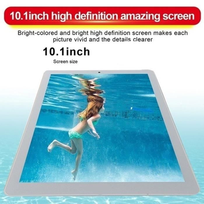 10,1 pouces WiFi Tablette PC Android 9.0 RAM 1G + ROM 16GB -gris