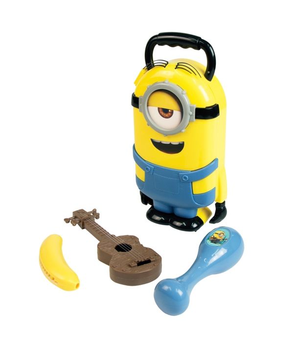 LES MINIONS Mallette Stuart avec accessoires de musique LEXIBOOK