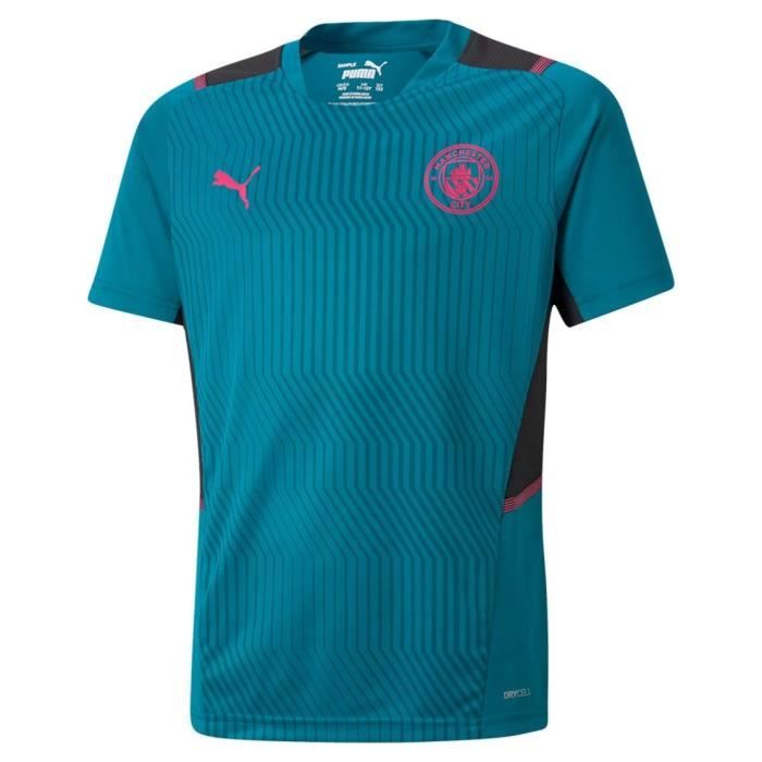 Maillot enfant Manchester City Training 2021/22 - bleu clair/noir