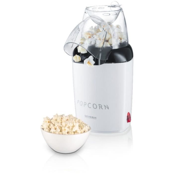 SEVERIN PC3751 Machine à pop-corn - facile et rapide - prêt en 2 minutes - cuillère-mesure incorporée pour 90g de grains de maïs - b