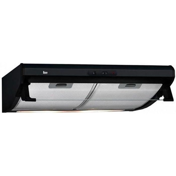 Hotte standard Teka C6420BK 60 cm 375 m3/h 73 dB 316W Noir Acier inoxydable