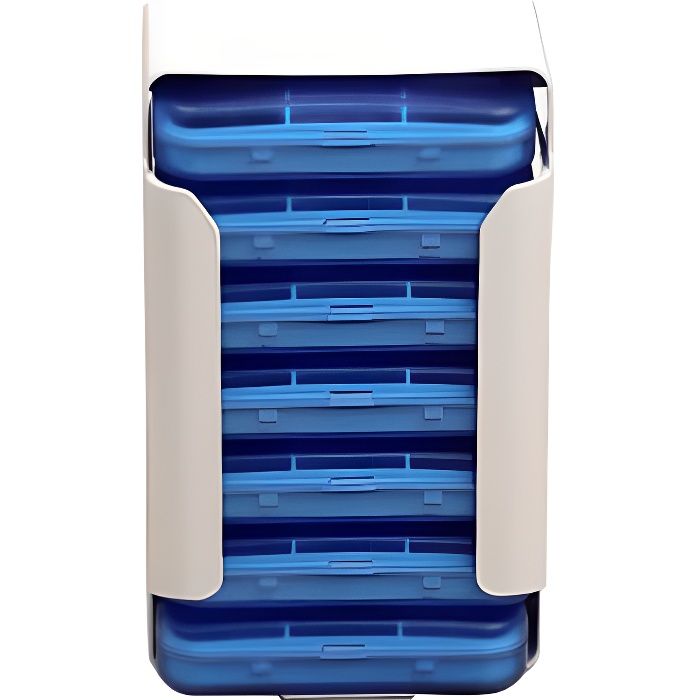 Boîte à Pilules Pilulier Semainier 7 Jours 42 Compartiments Voyage Portable Distributeur Médicament Rangement Tiroir Type